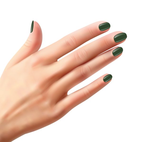 dark green nails | Green nails, Dark green nails, Matte green nails